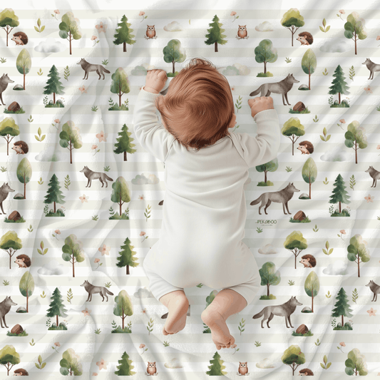 Couverture magiks - Loups bold stripes