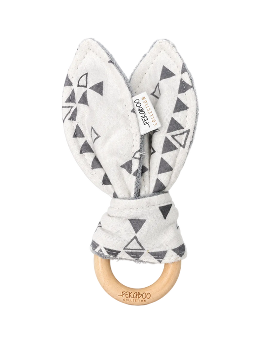 Oreilles de lapins craquantes - Motifs gris