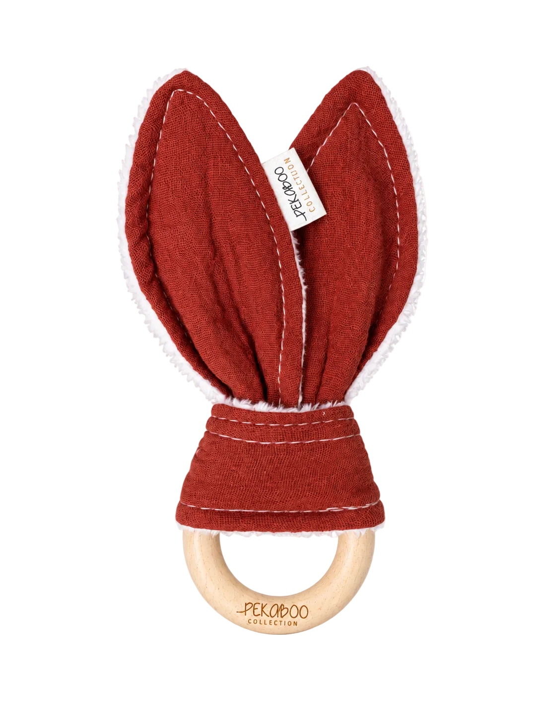 Oreilles de lapins craquantes - Uni rouille