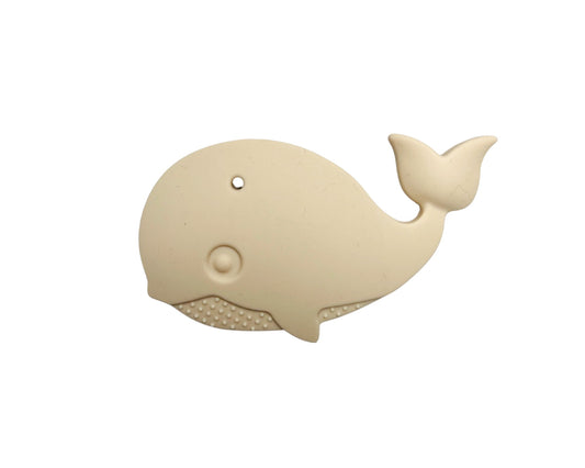 Jouet de dentition - Baleine beige