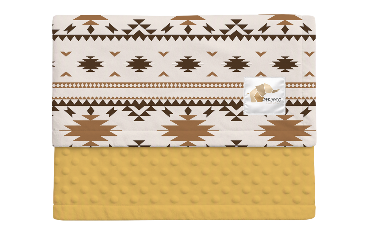 Couverture minky - Azteca