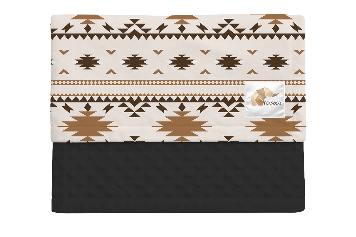 Couverture minky - Azteca