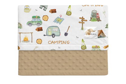Couverture minky - Camping vans