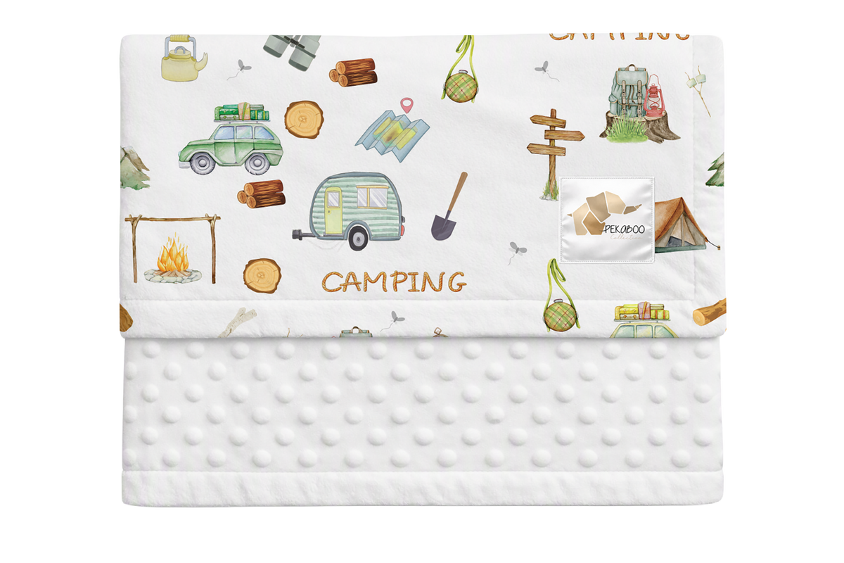 Couverture minky - Camping vans