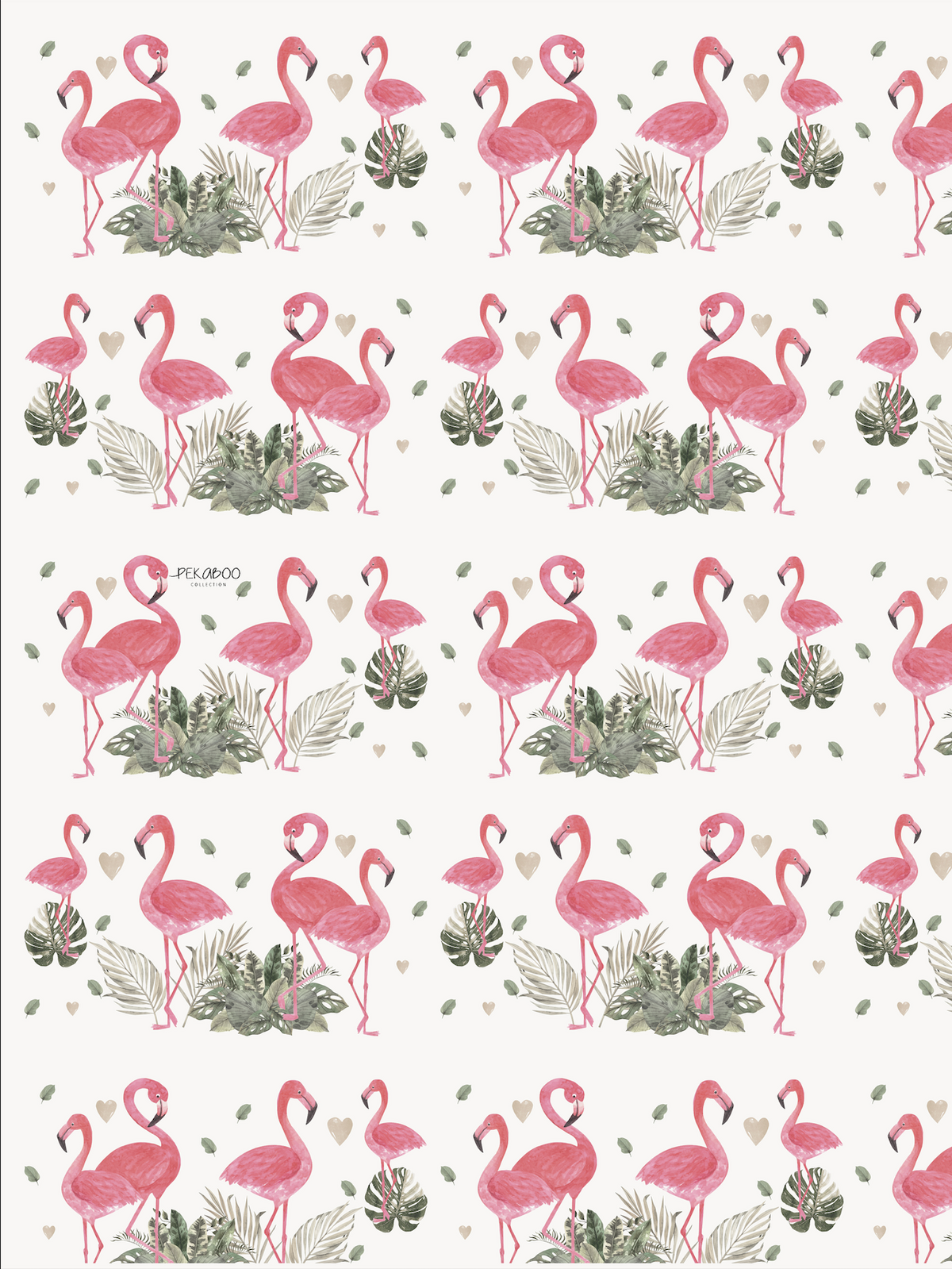 Couverture minky - Petits flamants rêveurs