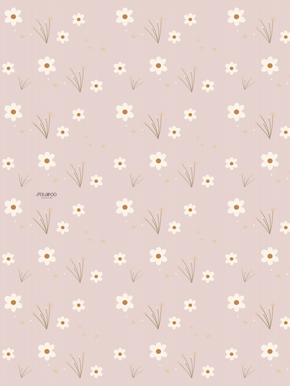 Couverture magiks - Floral rose