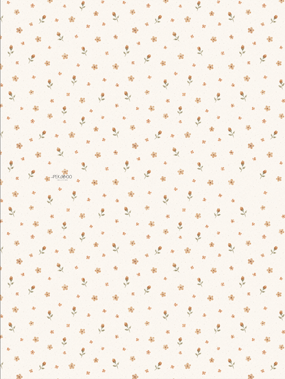 Couverture magiks - Floraison terracotta