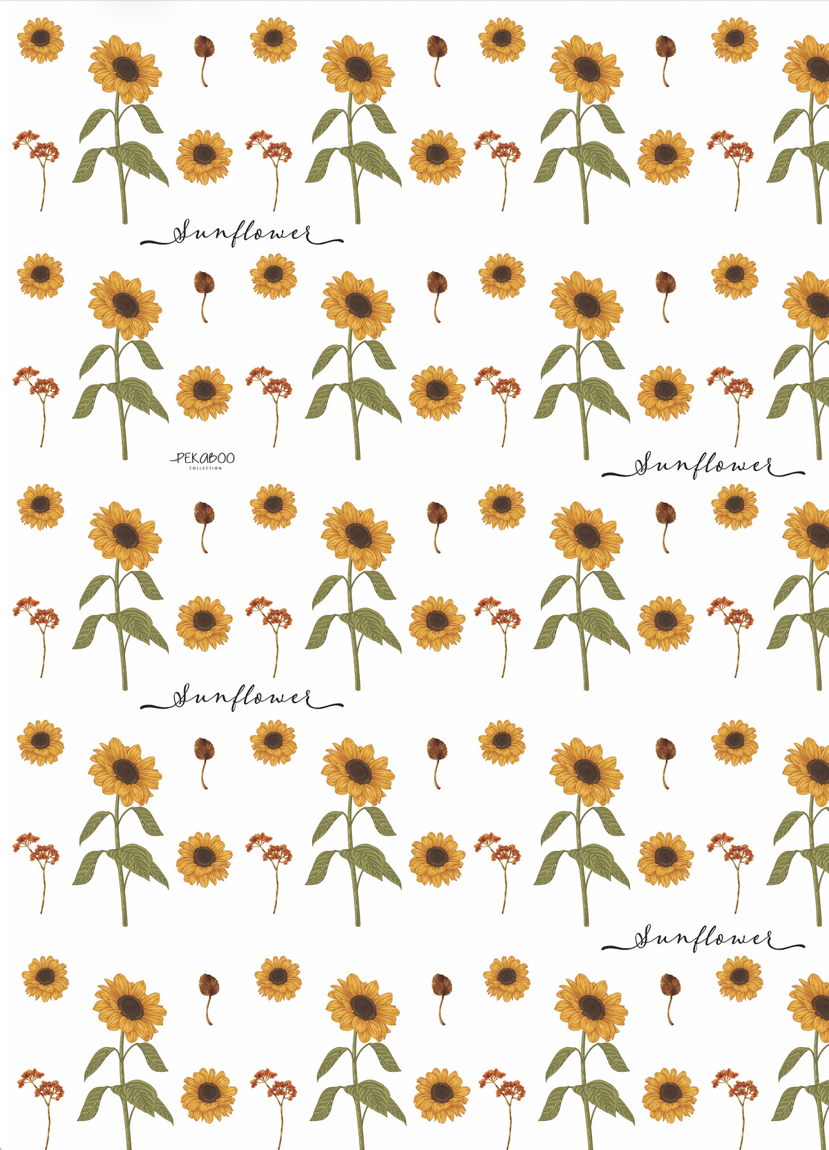 Couverture minky - Sunflowers