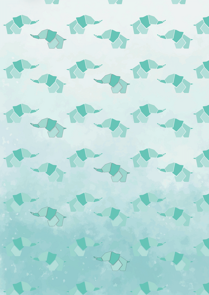 Couverture minky - Pekaboo turquoise