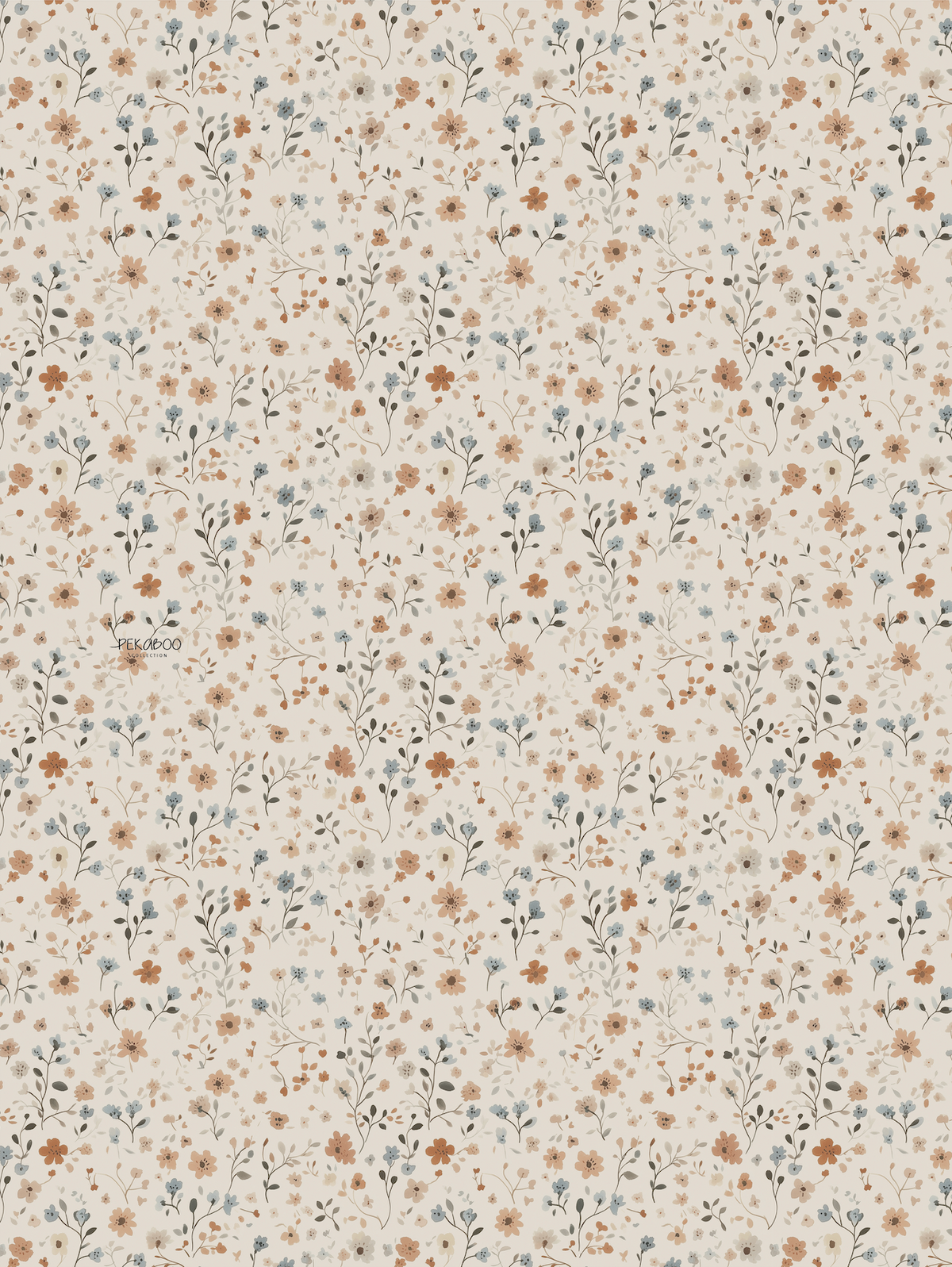 Couverture minky - Fleurs des champs