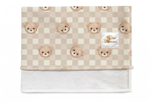 Couverture magiks - Oursons beiges