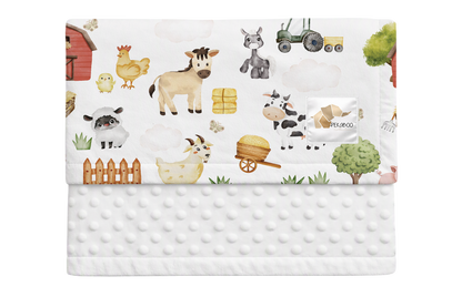Couverture minky - Fermettes