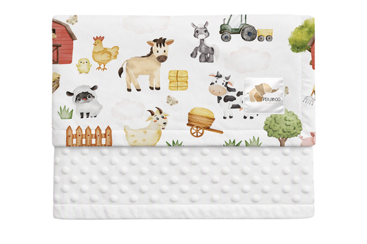 Couverture minky - Fermettes
