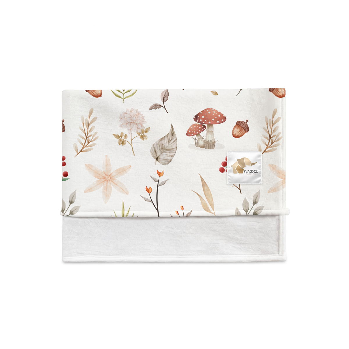 Couverture magiks - Feuillages et champignons
