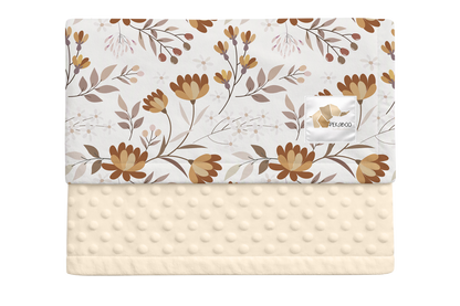 Couverture minky - Fleuriléa