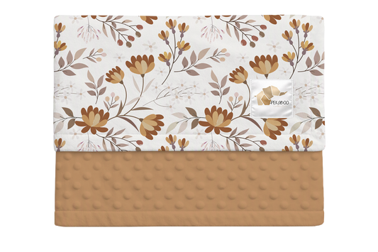 Couverture minky - Fleuriléa