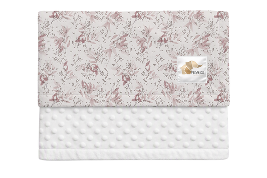 Couverture minky - Floraldine