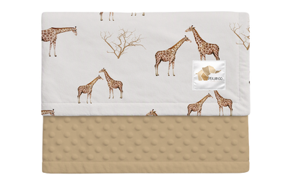 Couverture minky - Girafine