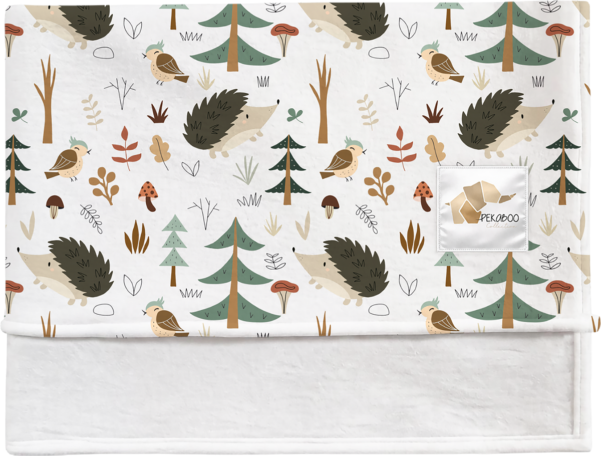 Couverture magiks - Hérissons verts