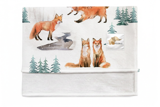 Couverture magiks - Renards et sapins