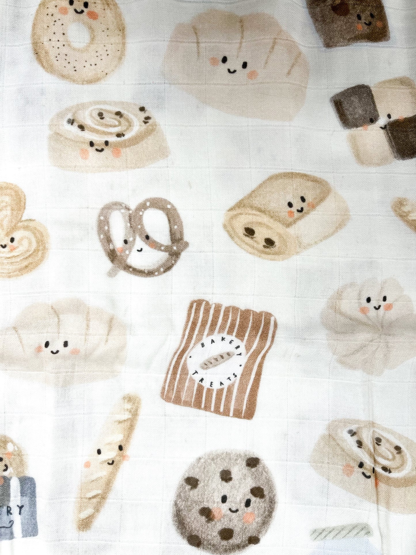 Couverture mousseline de bambou - Bakery treats