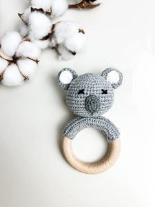Hochet bois et crochet- Koala