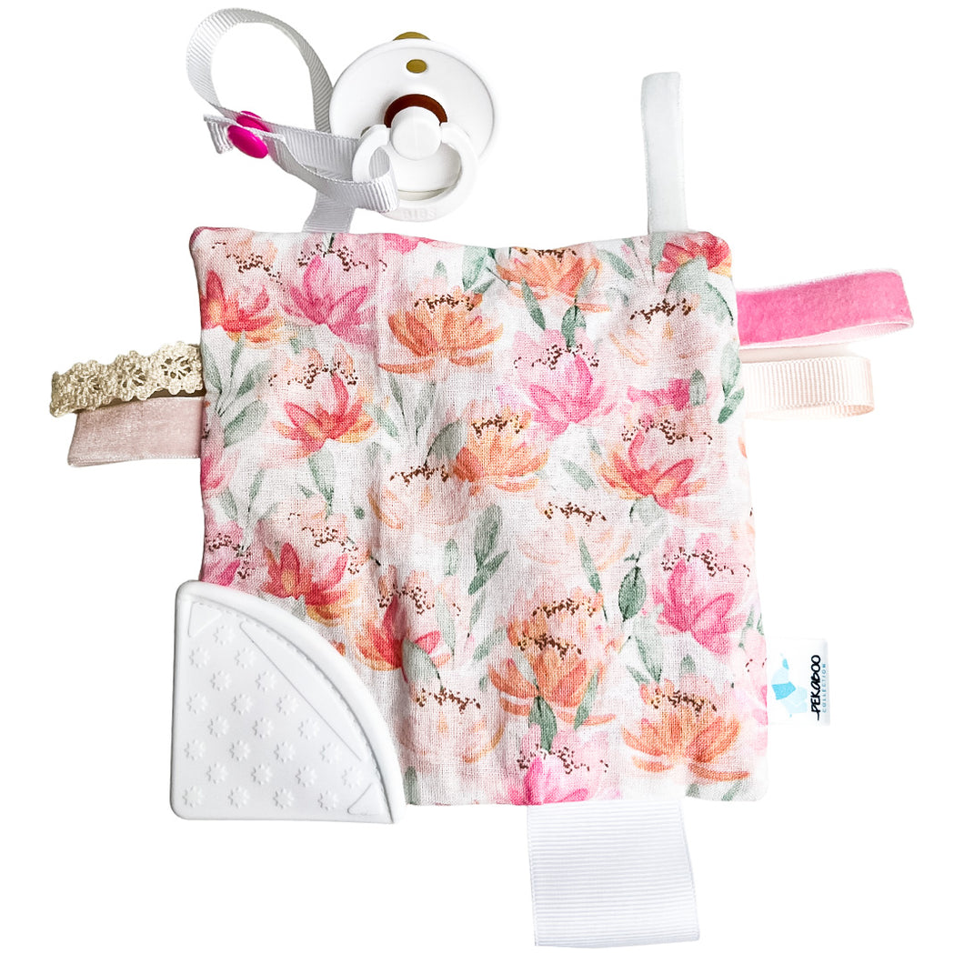 Jouet d'éveil dentition-Fleurs peachy