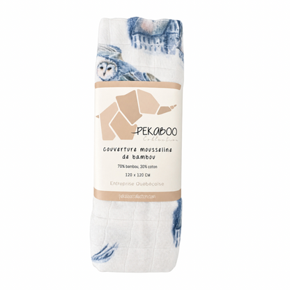 Couverture mousseline de bambou - Royaume magique