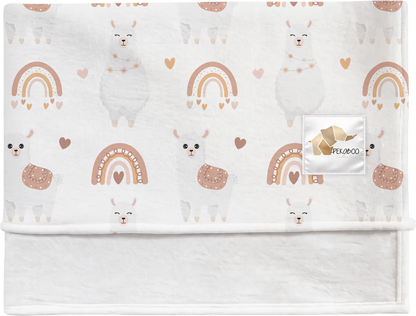 Couverture magiks - Lamas beiges