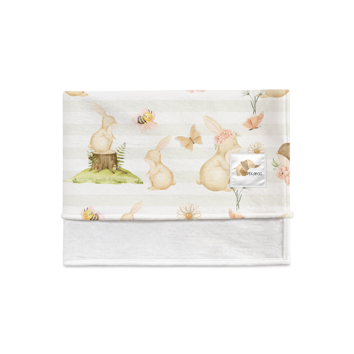 Couverture magiks - Lapins abeilles bold stripes