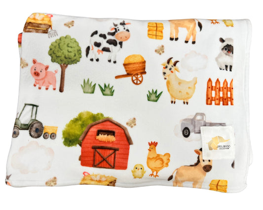 Couverture magiks TODDLER - Fermette (Impression manquante sur le coté)
