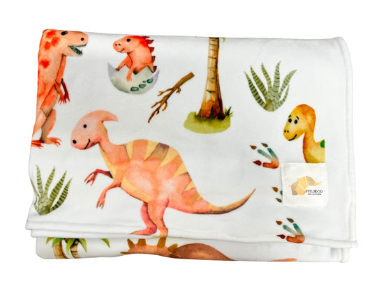 Couverture magiks TODDLER - Dinis et œufs rose(Impression manquante sur le coté)