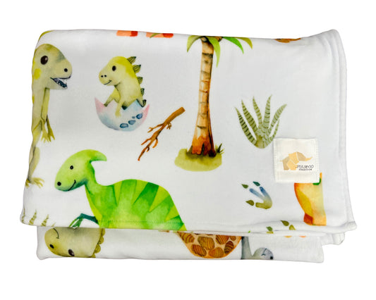 Couverture magiks TODDLER - Dinos et oeufs vert (Impression manquante sur le coté)