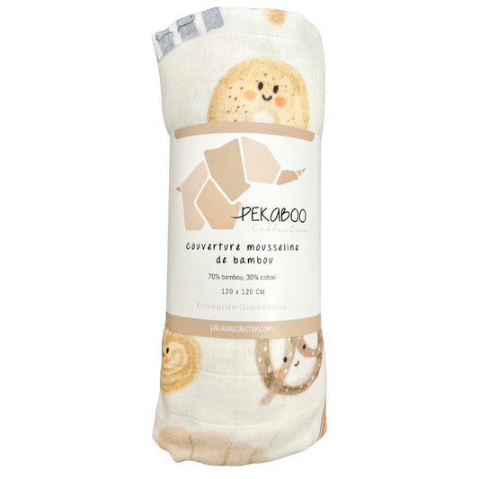 Couverture mousseline de bambou - Bakery treats