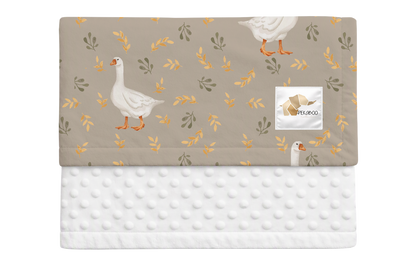 Couverture minky - Oies