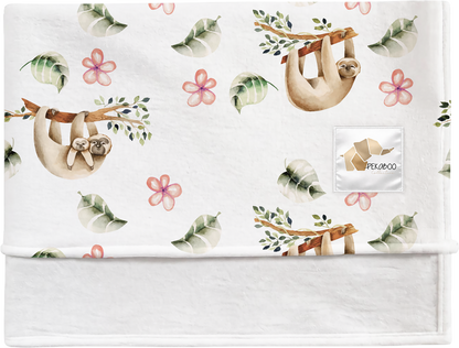 Couverture magiks - Paresseux roses