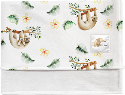 Couverture magiks - Paresseux verts