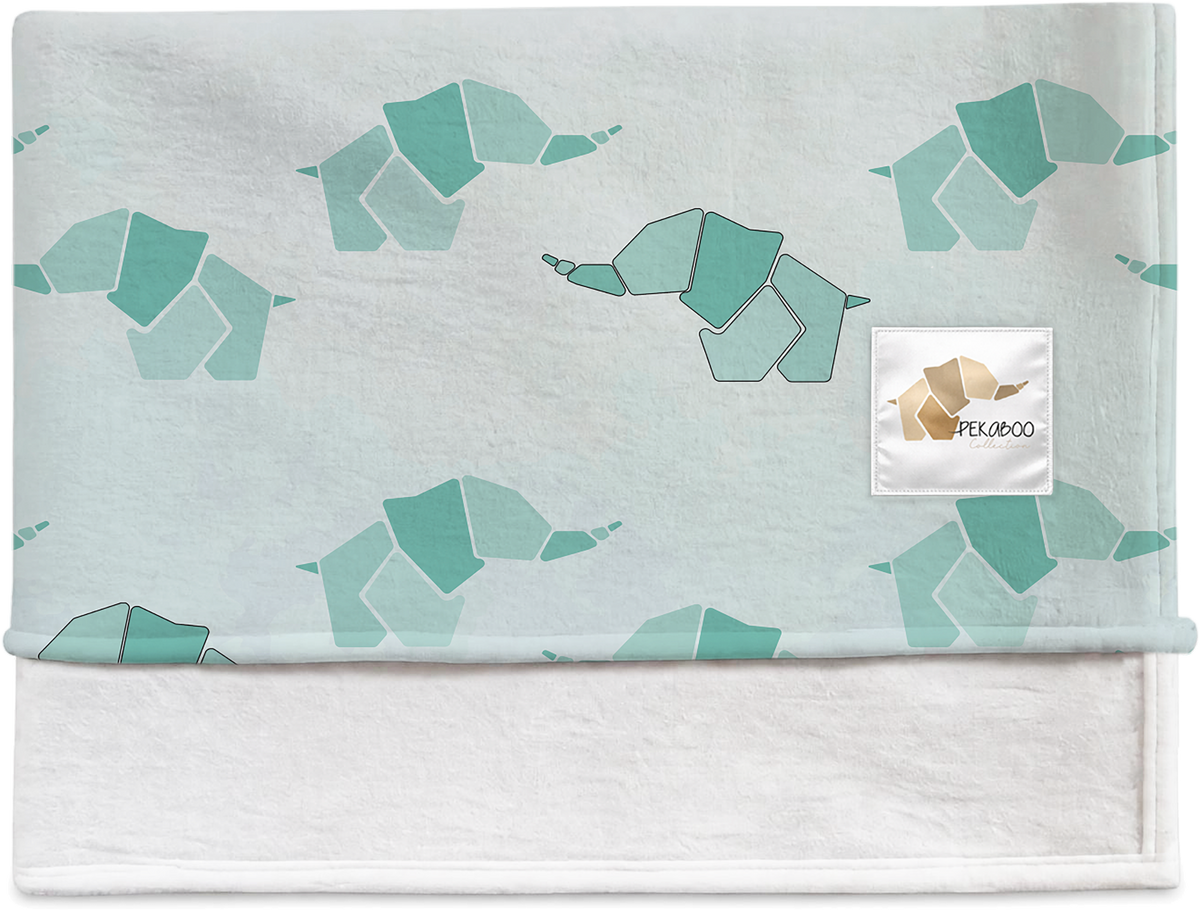 Couverture magiks - Pekaboo turquoise