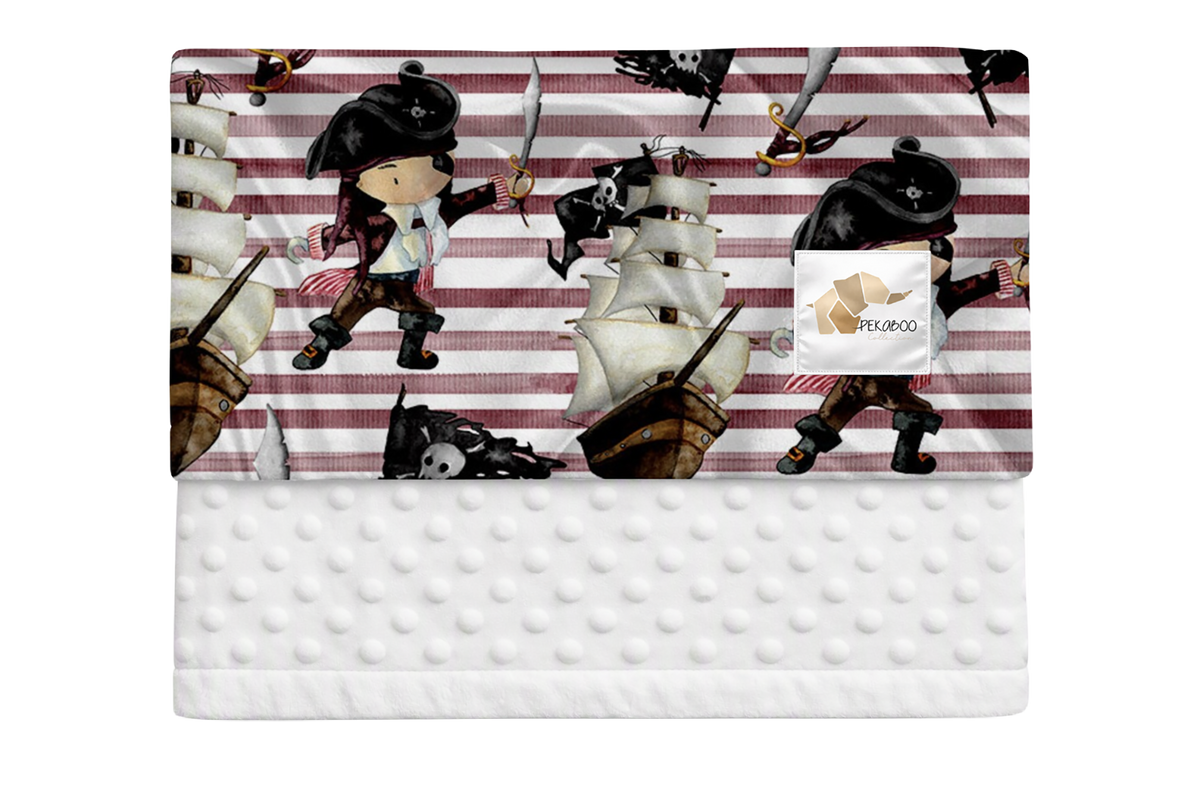 Couverture minky - Pirates