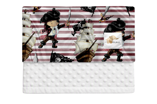 Couverture minky - Pirates