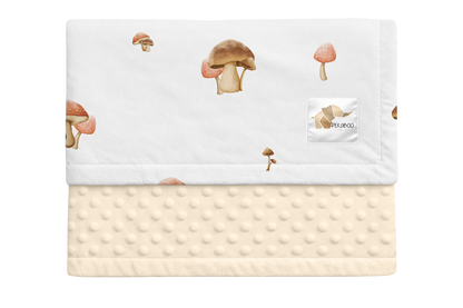 Couverture minky - Portobellos