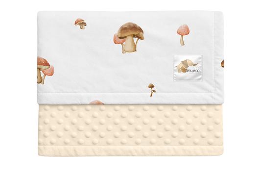 Couverture minky - Portobellos