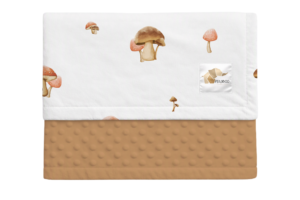 Couverture minky - Portobellos
