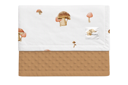 Couverture minky - Portobellos