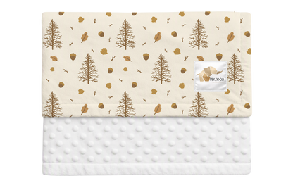 Couverture minky - Sapins bohos