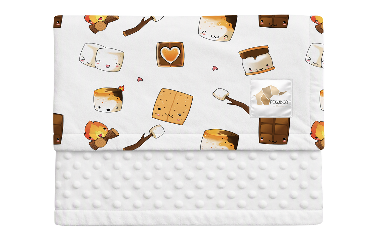 Couverture minky - Smores