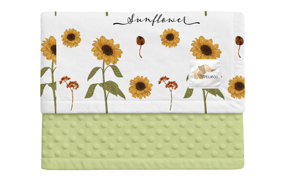 Couverture minky - Sunflowers