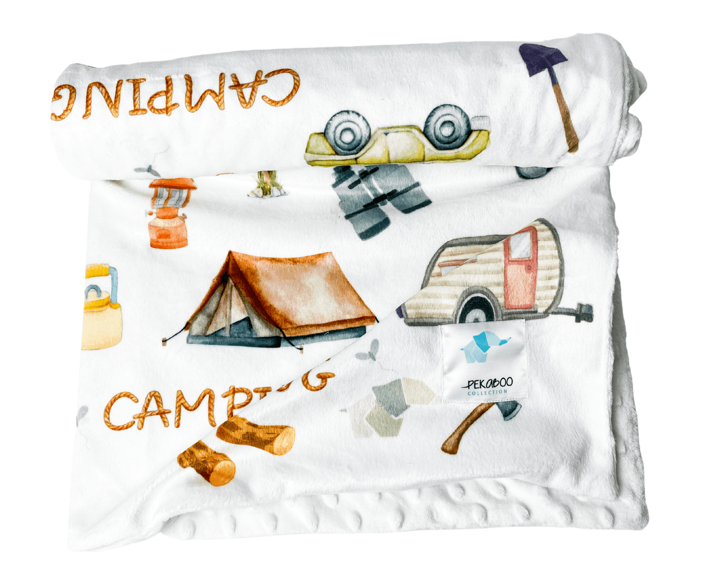 Couverture minky - Camping van