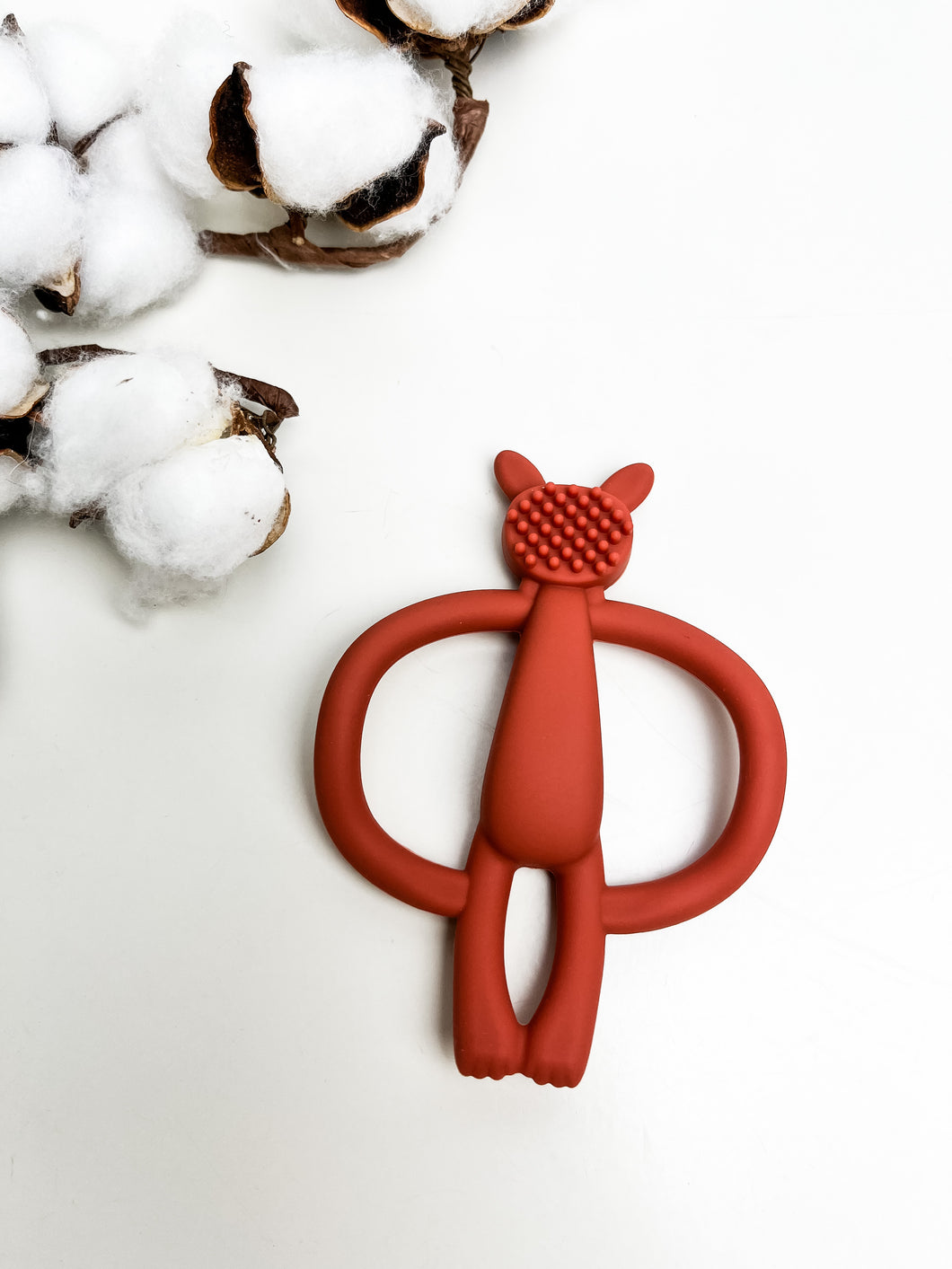 Jouet de dentition -Lapin rouille