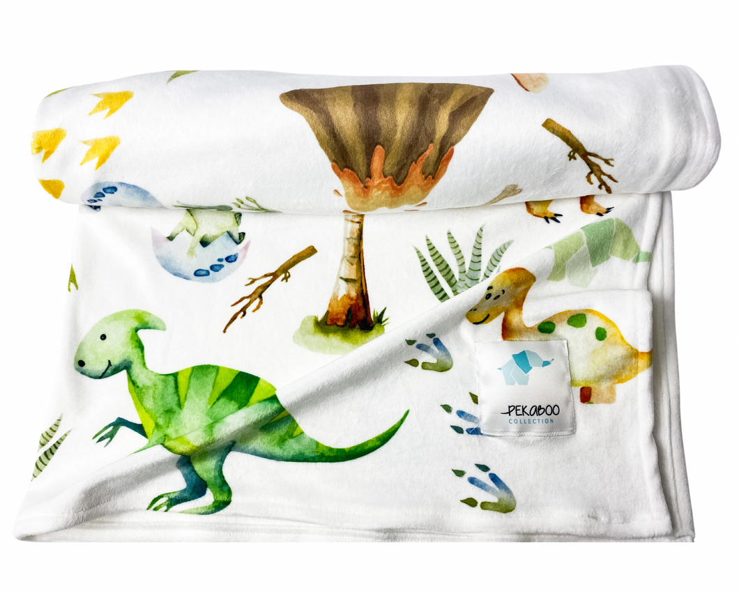 Couverture magiks -Dinos et oeufs vert